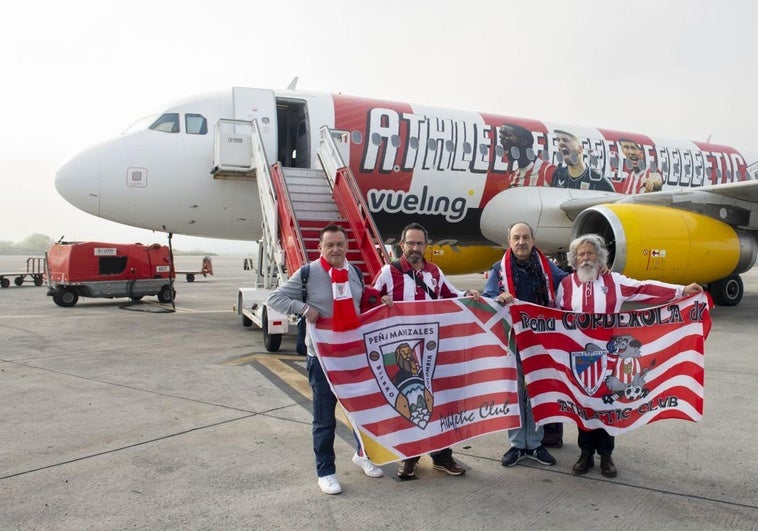 Agotados los vuelos directos regulares entre Bilbao y Manchester con motivo de las semifinales del Athletic